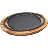 LAVA ROUND CAST IRON PLATE - 28CM - Mabrook Hotel Supplies